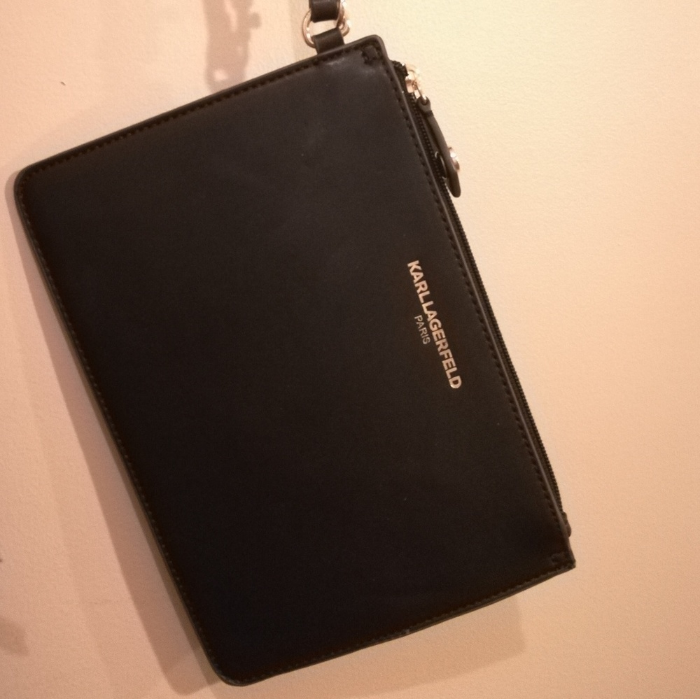 Karl Lagerfeld wristlet/pouch/bag/clutch NEW